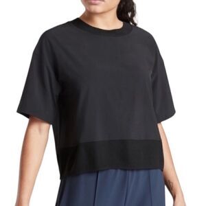 NEW ATHLETA Black Oversized T Shirt